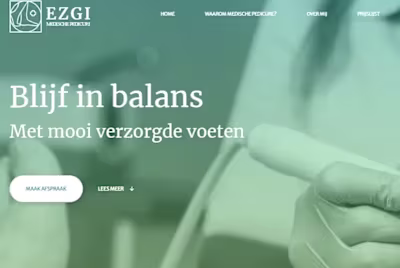 Pedicure practice website