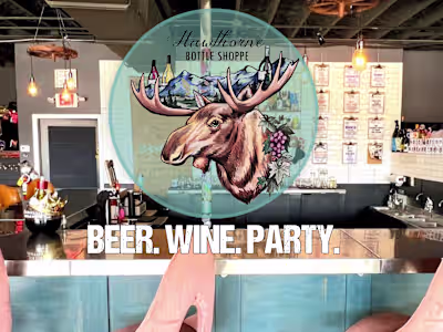 Website for Local Bar & Bottle Shop