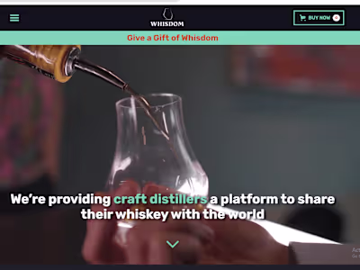 Whisdom - The American Whiskey Glass