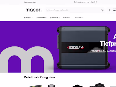Masori: Amplifying Audio Excellence Through Design