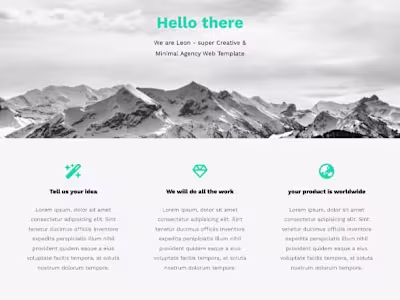 Responsive landig page 2