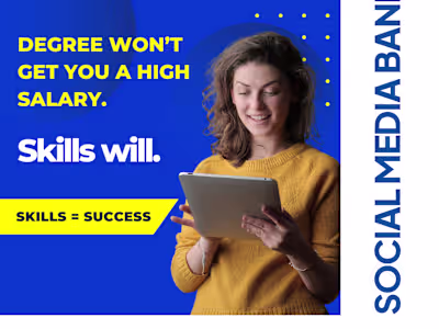 Social media banner design for