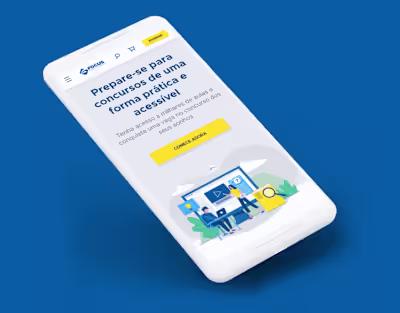 Focus Concursos - website design