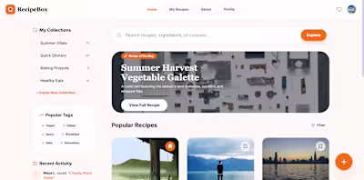 Fixing an AI-Generated Recipe Sharing App