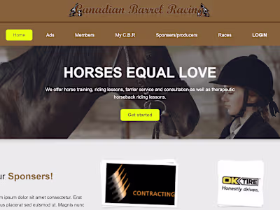Canadian hours ridding website project