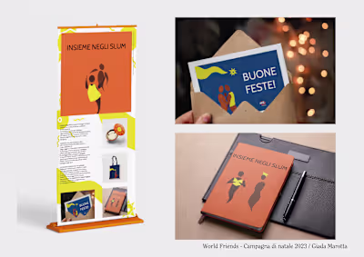 2023 Christmas campaign for the "World friends" ONLUS