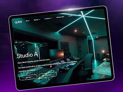 The Qube - London Studio Hire