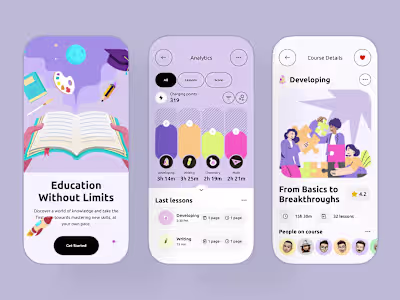 Online Education Mobile App - Admin Panel Design & Development