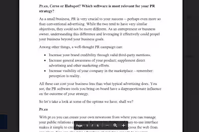 Comparing Pr.Co, Ceros, and Hubspot for PR Professionals