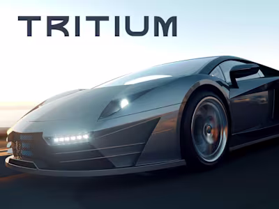 Tritium Supercar Brand Identity