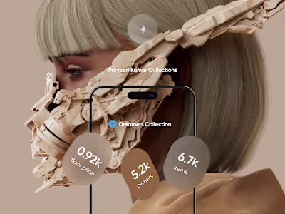 NFT UX UI App Design Web3