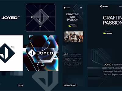 Logo, Branding & Web - Joyed