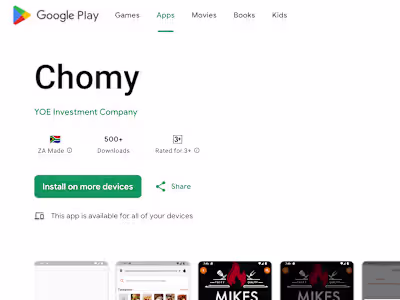 Chomy Delivery Service