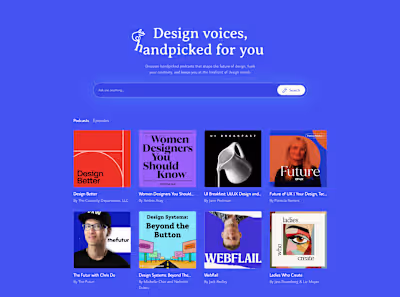 Design Sphere — Revolutionizing Design Podcast Discovery