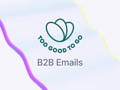 B2B Email Examples: Too Good To Go