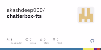 Chatterbox TTS: Real-Time Text-to-Speech Service