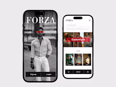 Luxury Italian Menswear App