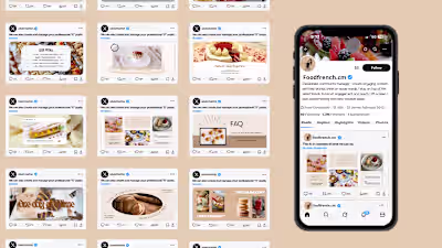 Concept project for a bakery brand
