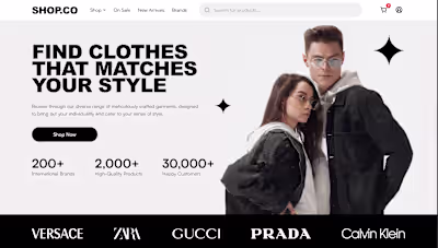 Development of SHOP.CO E-commerce Platform From Design