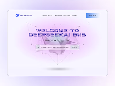 DeepSeek I AI Landing Page
