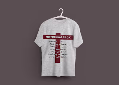 NTB Shirt Design - No Turning Back