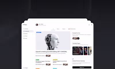 Vidary Expert Discovery UX Redesign