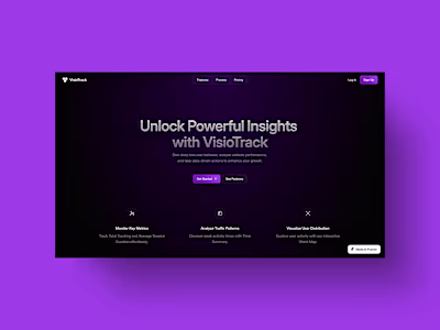 VisioTrack – Web Design and Framer Development