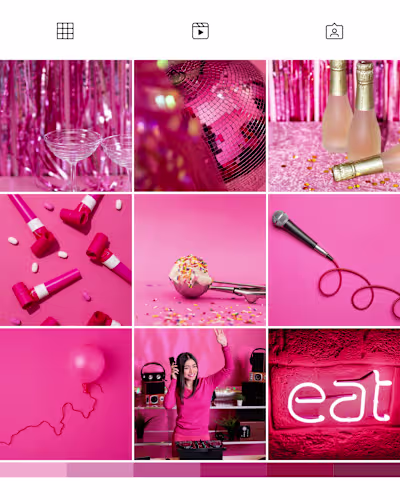 Branded & Cohesive Instagram Grid Aesthetics