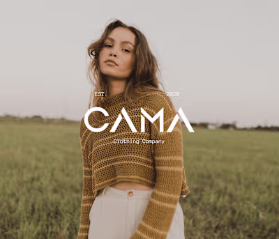 Visual Brand Identity-CAMA Clothing Company on Behance