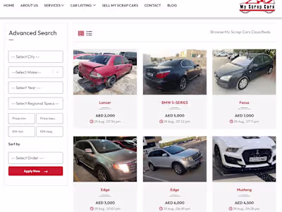 Sell Your Scrap Cars in UAE | Scrap Car Buyers - MyScrapCars