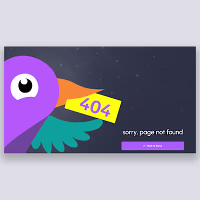 Even failure states deserve empathy.
Design