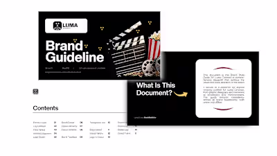 Brand Guideline For Luma Cinema