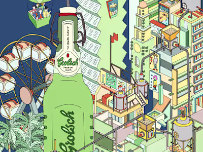 Advertisement for Grolsch Beer