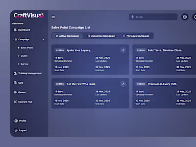 Campaign Design (Table/Tab)