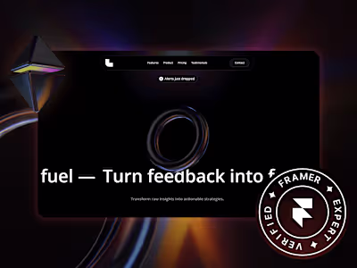 SaaS Framer Website