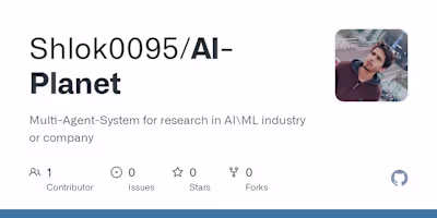AI Planet GitHub Project Contributions