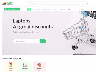 Full E commerce website