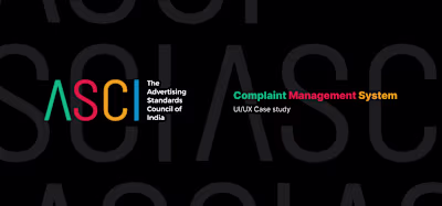 Ui/Ux Case Study - ASCI on Behance