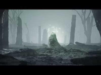 Unreal Engine 5 Burnt Forest Environment