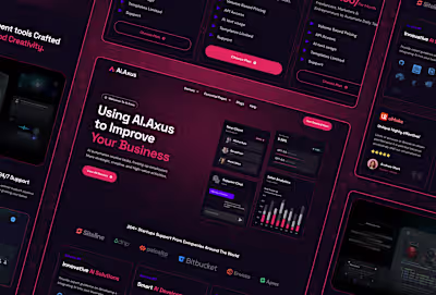 Ai.Axus – Website Design & Framer Development