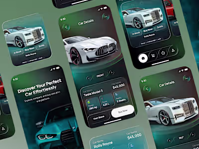 Luxury Car Buy & Sell Mobile App - UI/UX Redesign