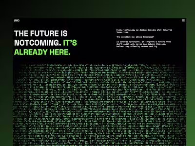 Fragments of Tomorrow (FOT)  Speculative Design Built In Framer