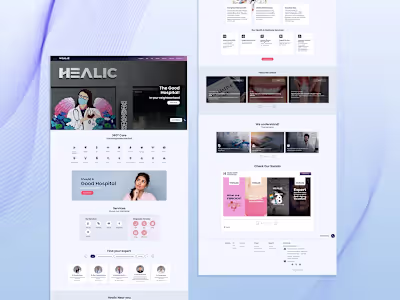 Website design for Healthcare Clinic