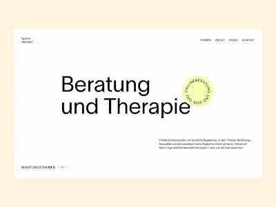 Sprich darüber* – Counseling and Therapy