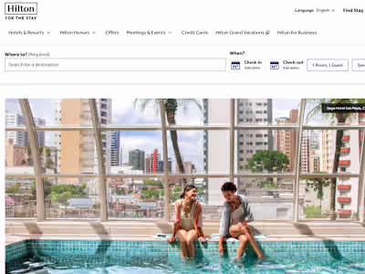Hilton Redesigned: A User-Centric Travel Experience