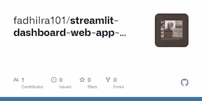 Dashboard Web App for Data Analytics