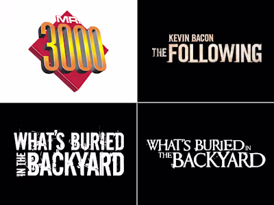 Title Design for Film and TV