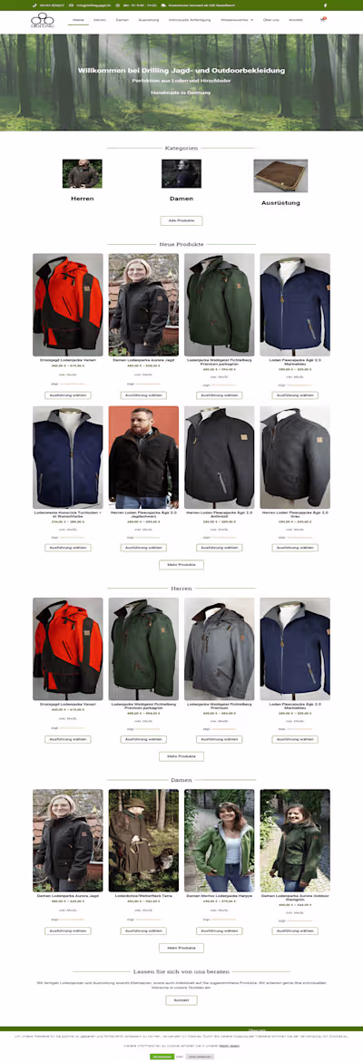Clothing E-commerce Website with WordPress