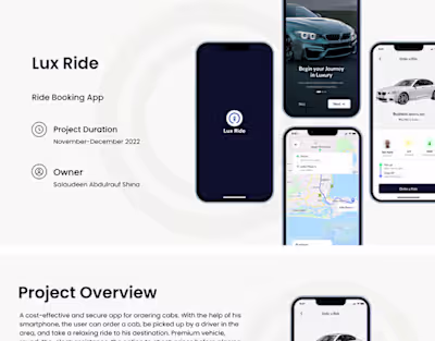 Lux Ride | Images :: Behance