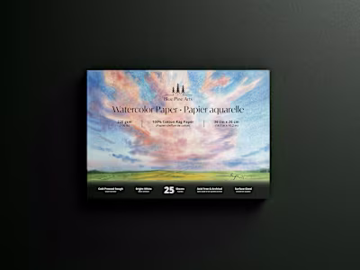 Watercolor Sketchbook Design - Blue Pine Arts